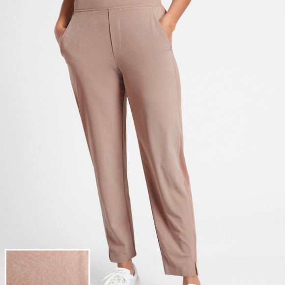 Athleta Pants - Brooklyn Textured Ankle Pant Grain Camo Mocha Latte 2